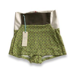 Leucadia Skirted High Waist Bottom in Tiles